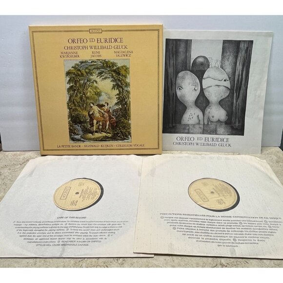 Christoph Willibald Gluck Orfeo Ed Euridice 2LP Box Set Sigiswald Kuijken Accent - Picture 1 of 8